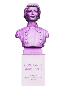The bust of constance Markoviech
