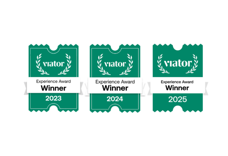A banner that shows award the dark dublin tour has received from 2023, 2024 & 2025